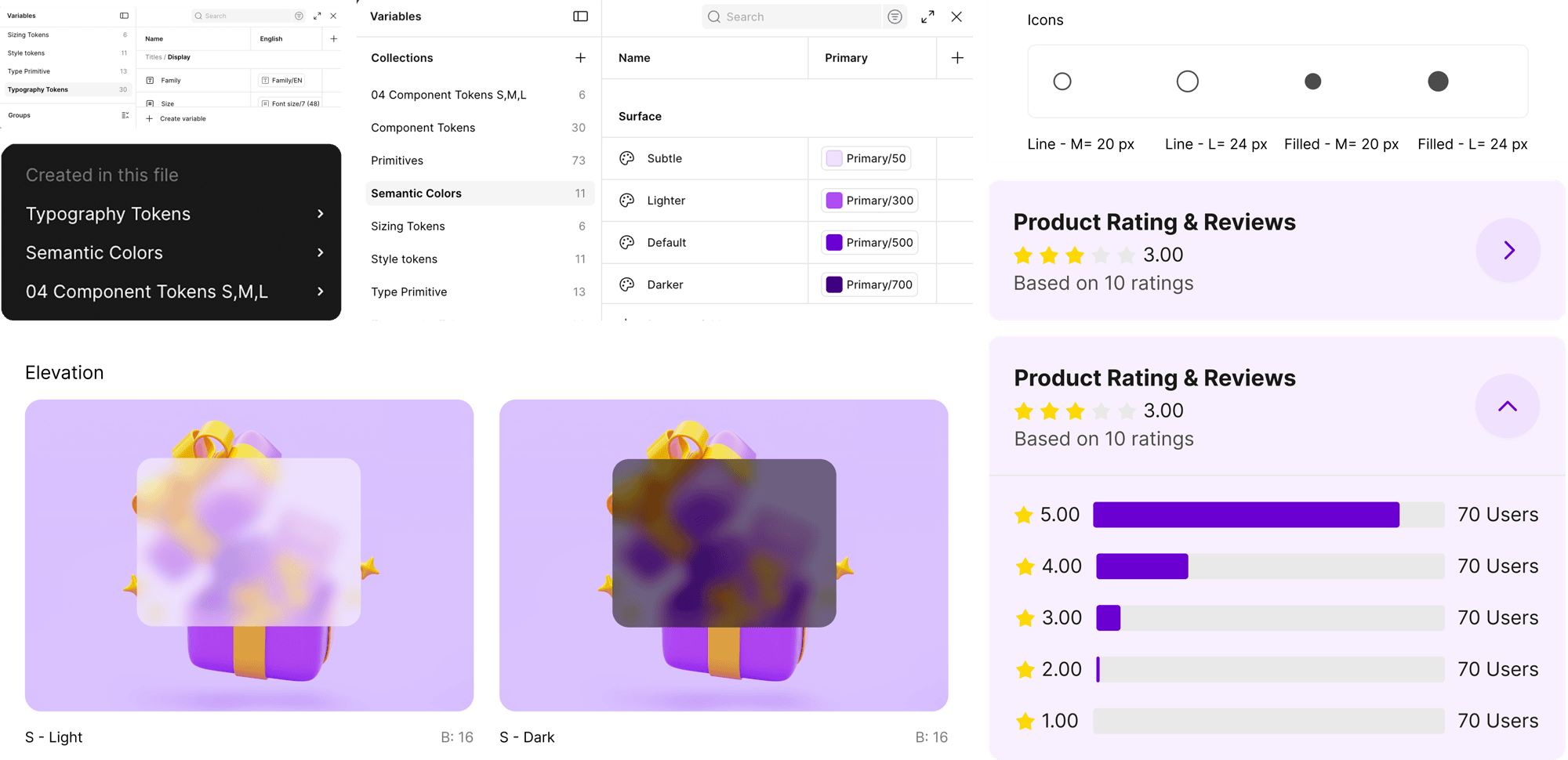 AI-ready design system tokens and components